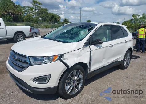 2016 Ford Edge Titanium z USA, uszkodzony, nr VIN 2FMPK3K97GBC30144